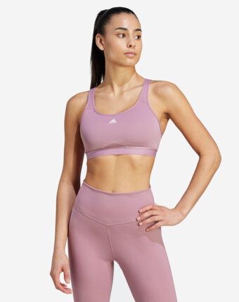 Топ бра спортивный adidas, Розовый женщинам