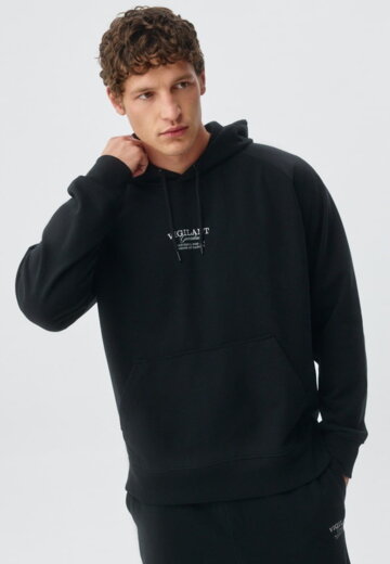 Худи Oversize fit с принтом