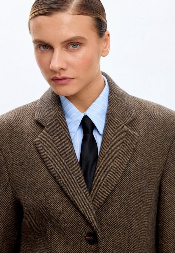 Пальто однобортное Katerina Myachina