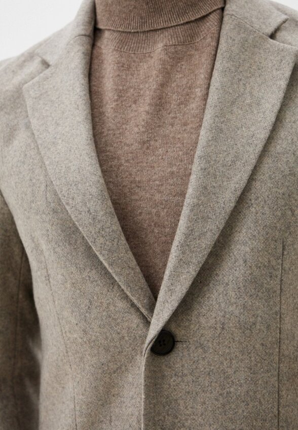 Пальто однобортное Sinar