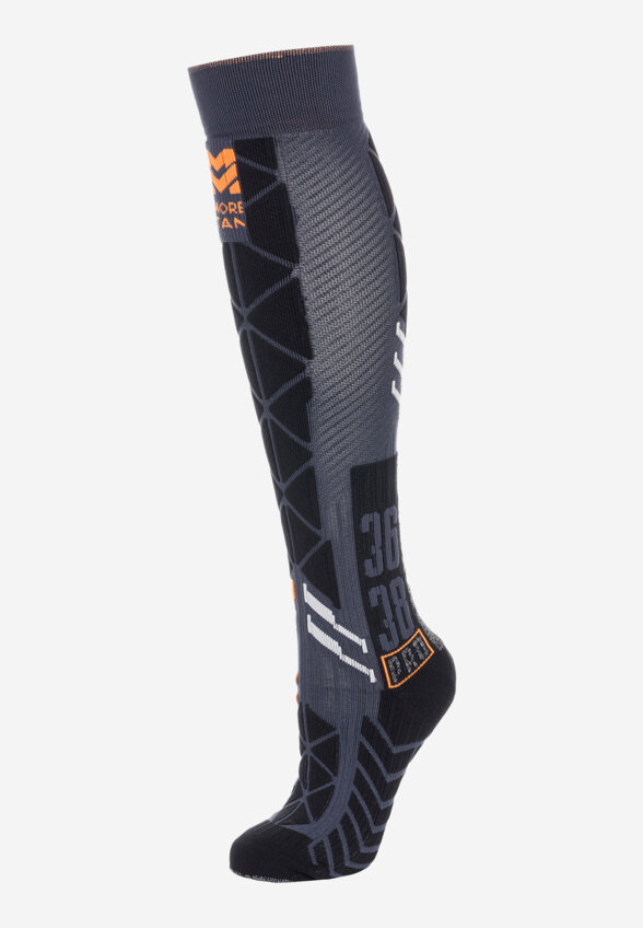 Гольфы компрессионные MORETAN Snowboard, 1 пара, Серый