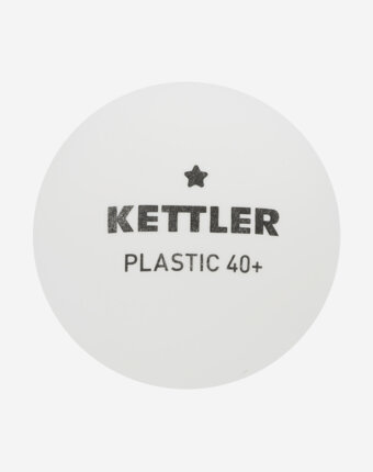 Набор мячей для настольного тенниса KETTLER 1*, 4 шт., Белый женщинам