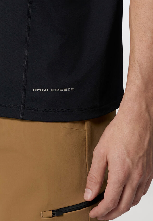 Футболка мужская Columbia Diamond Peak Pro Short Sleeve, Черный