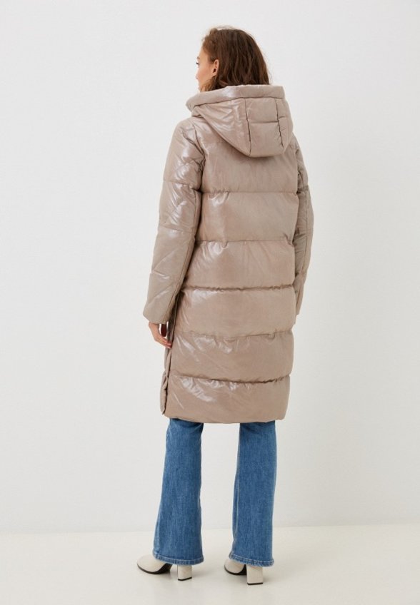 Куртка кожаная утепленная Снежная Королева