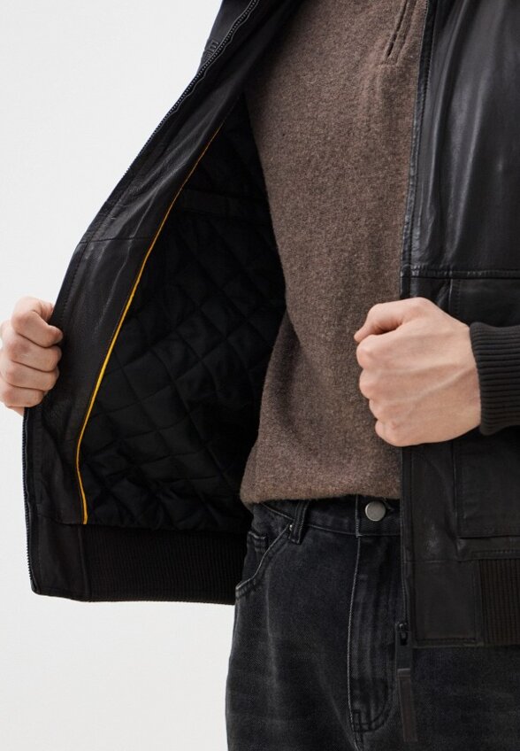 Куртка кожаная Camel active