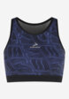 Топ бра спортивный Demix ActiveMove Urban Mesh Back, Синий9  - превью