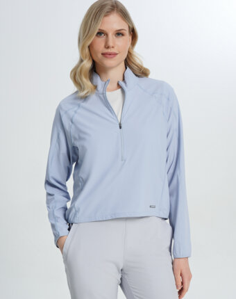 Толстовка женская Mountain Hardwear Sunshield Half Zip, Голубой женщинам