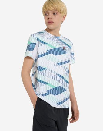 Футболка для мальчиков FILA, Голубой женщинам