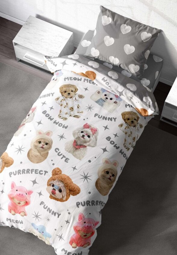 Постельное белье 1,5-спальное Crazy Getup