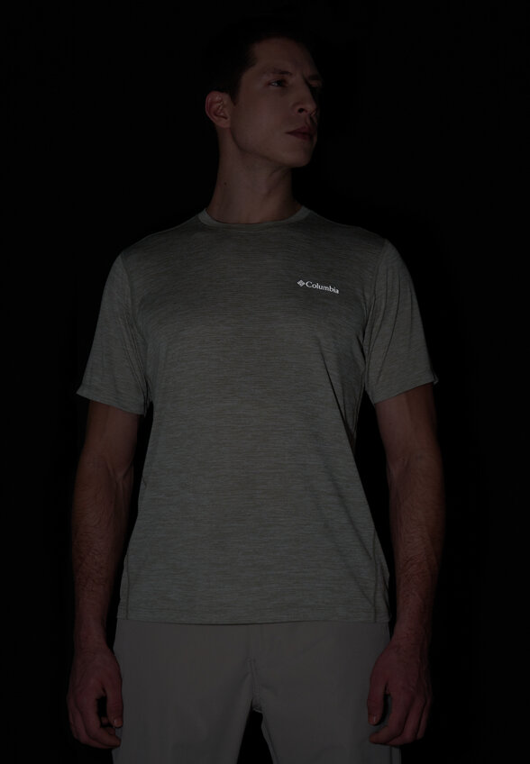 Футболка мужская Columbia Deschutes Runner Short Sleeve Shirt, Зеленый