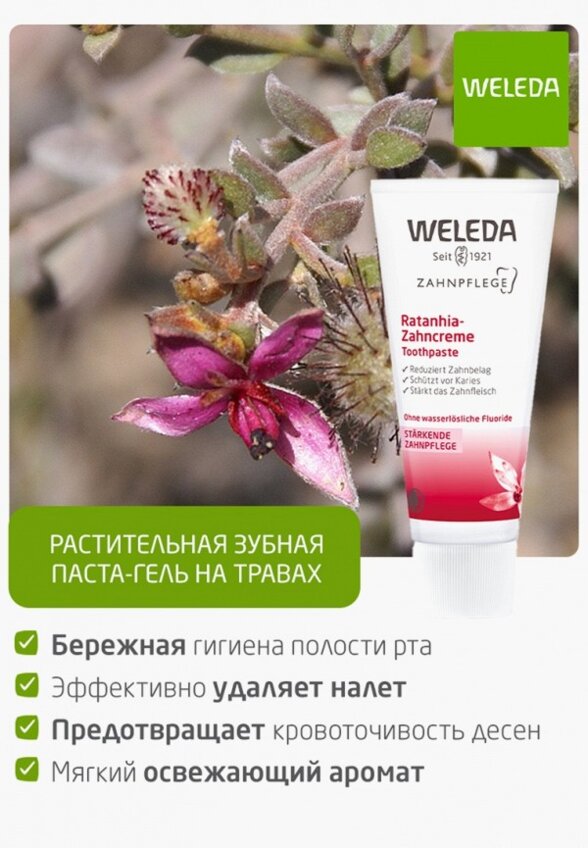Зубная паста Weleda