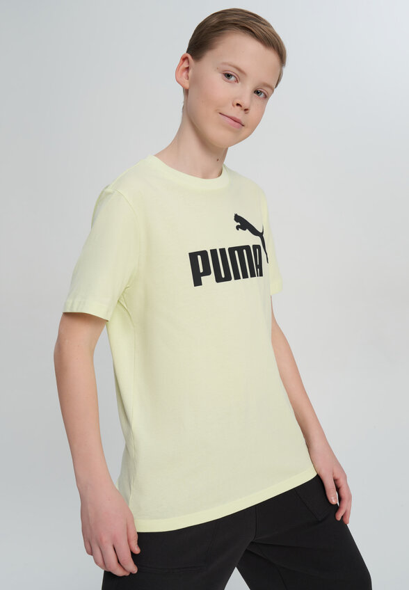 Футболка для мальчиков PUMA Ess No. 1 Logo, Зеленый