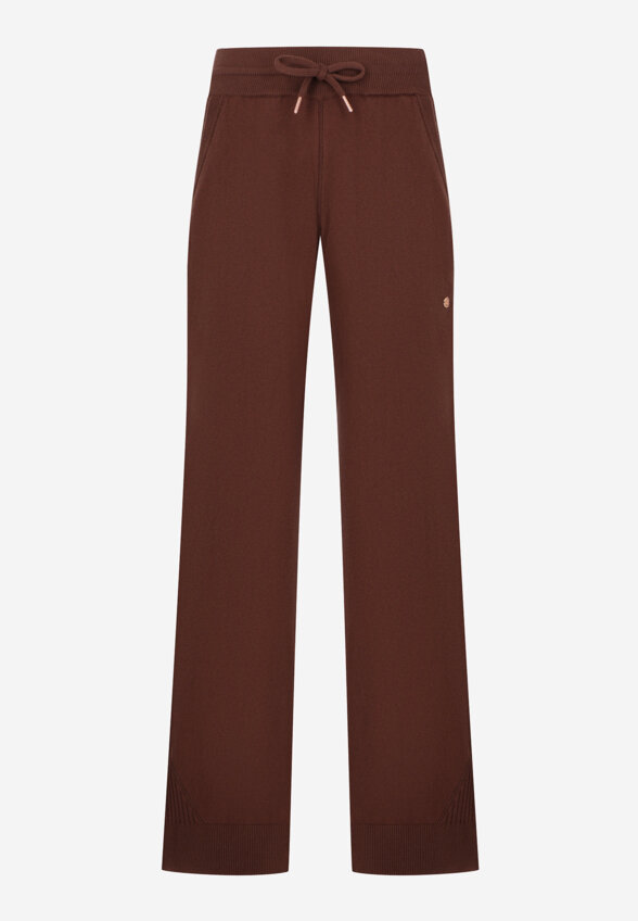 Брюки с кашемиром женские Sensana, Коричневый