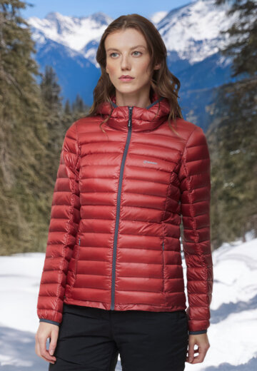 Ультралегкий пуховик женский Bask Chamonix Light V2, Красный