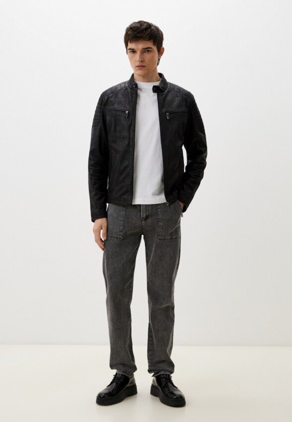 Куртка кожаная Jorg Weber