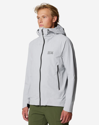 Куртка софтшелл мужская Mountain Hardwear Chockstone Alpine Lt Hooded Jacket, Серый женщинам