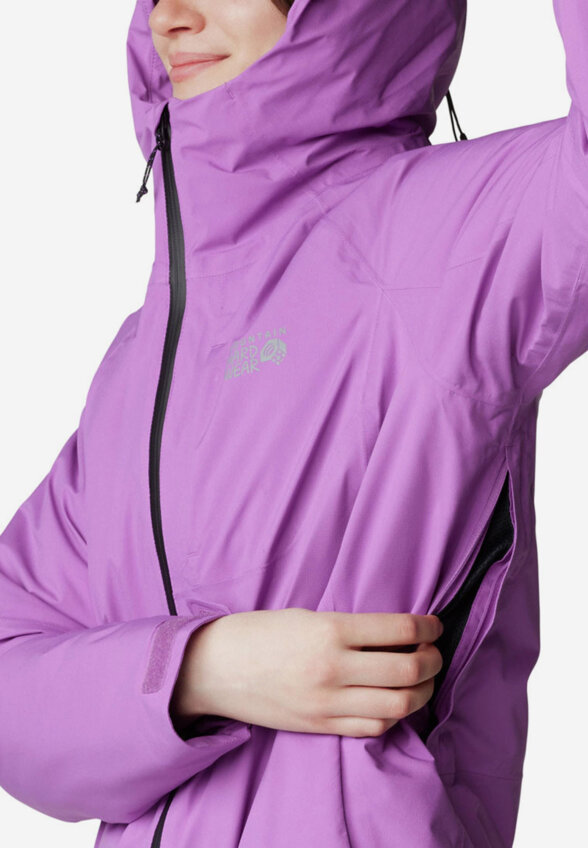 Куртка утепленная женская Mountain Hardwear Stretch Ozonic, Фиолетовый