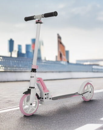 Самокат Reaction, 175 мм, Белый детям