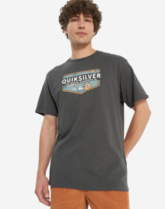 Футболка мужская Quiksilver Ultimate Classic, Серый женщинам