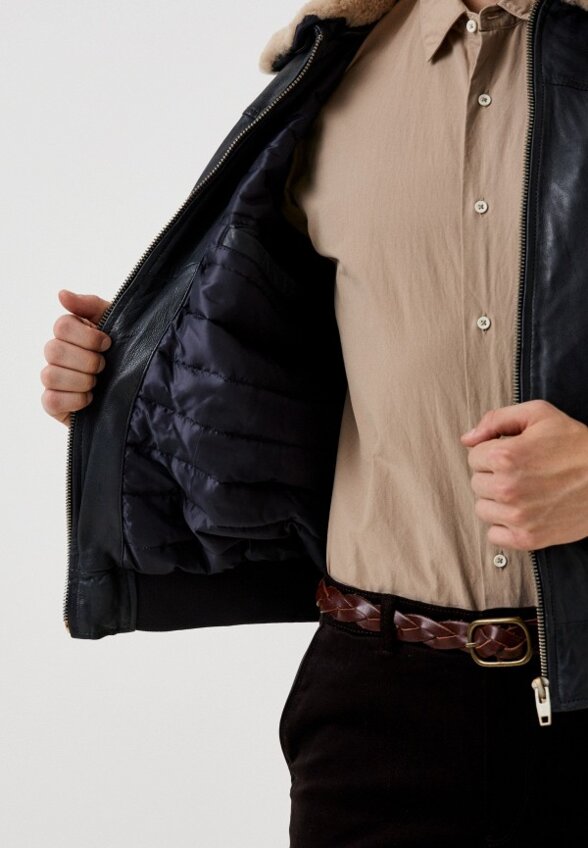 Куртка кожаная Urban Fashion for Men