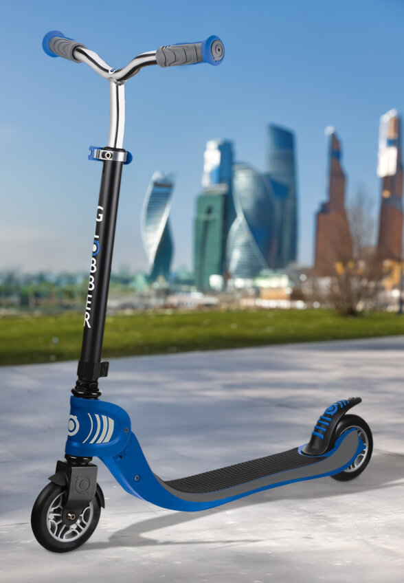 Самокат детский Globber Foldable Flow 125, Черный