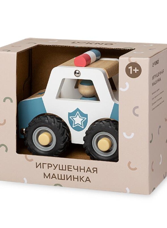Игрушечная полицейская машина LUKNO, синий