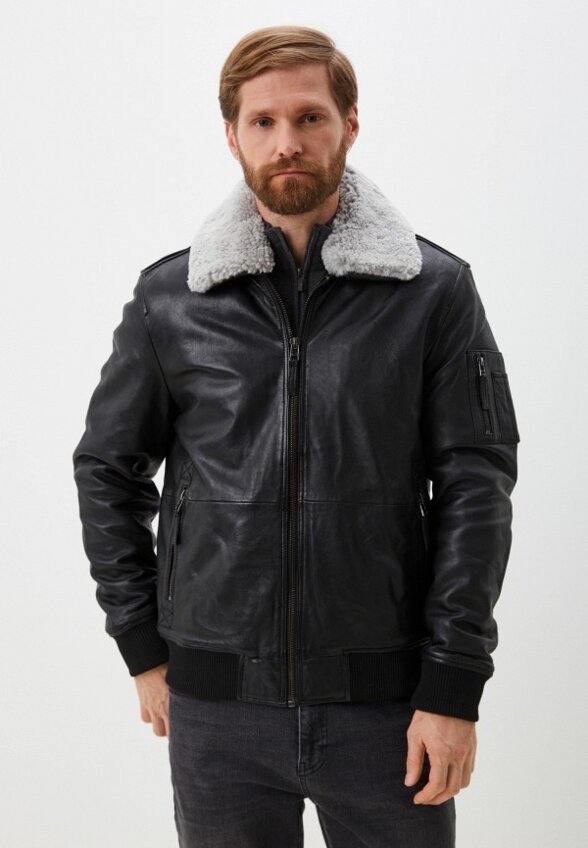 Куртка кожаная Jorg Weber