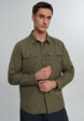 Рубашка мужская Mountain Hardwear Canyon Long Sleeve Shirt, Зеленый1  - превью