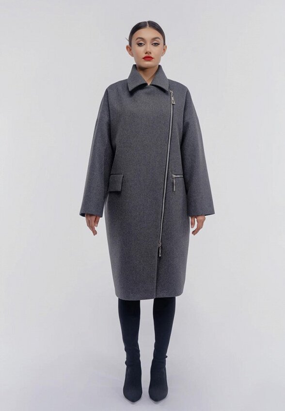 Пальто-кокон IZ13