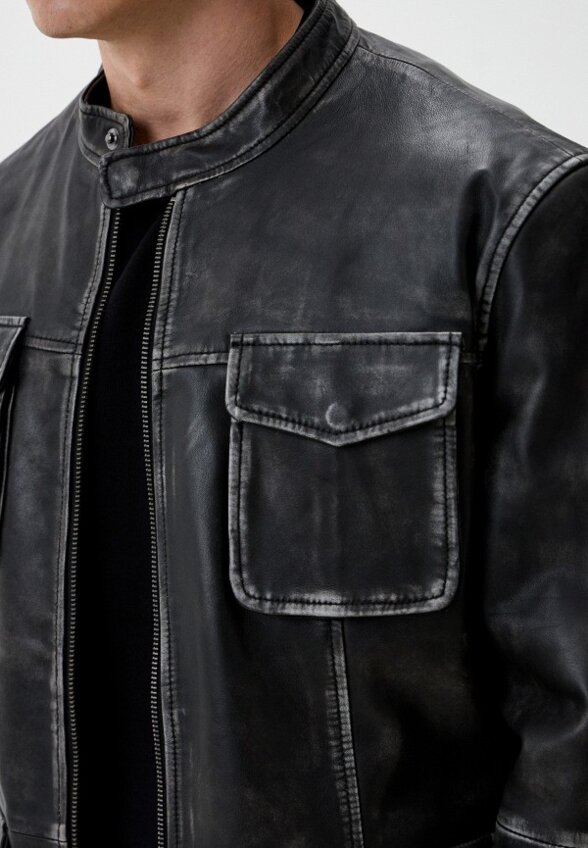 Куртка кожаная Jorg Weber