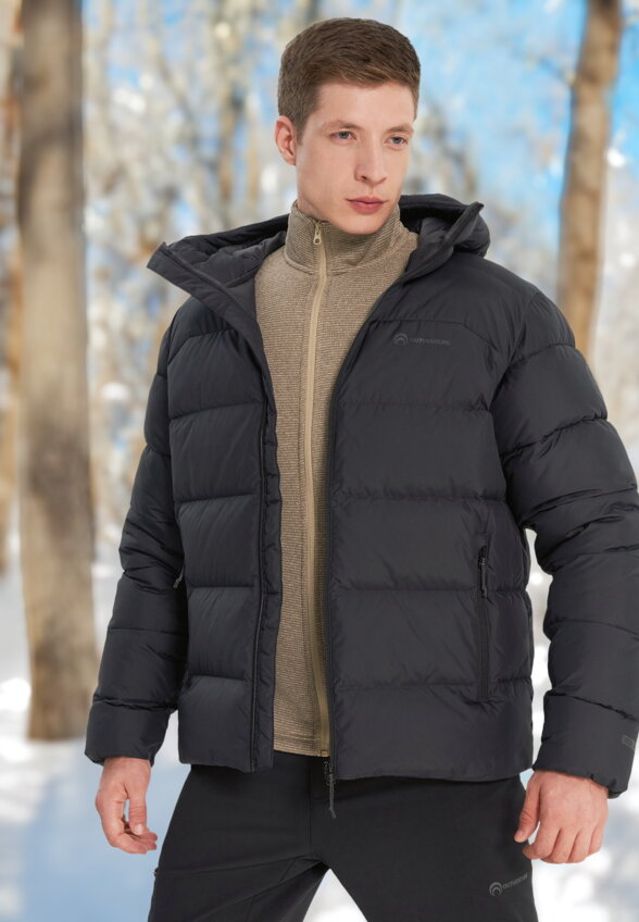 Пуховик мужской Outventure, Черный