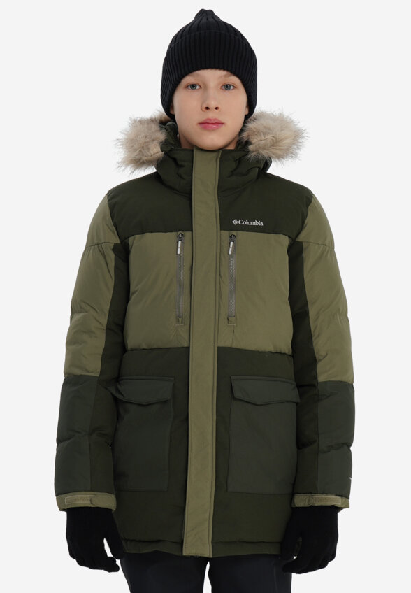Куртка утепленная для мальчиков Columbia Marquam Peak Fusion II Parka, Зеленый