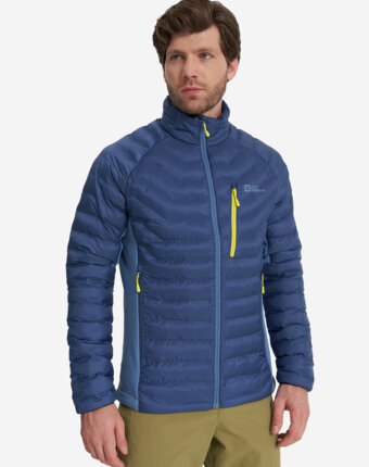 Ультралегкий пуховик мужской Jack Wolfskin Routeburn Pro, Синий женщинам