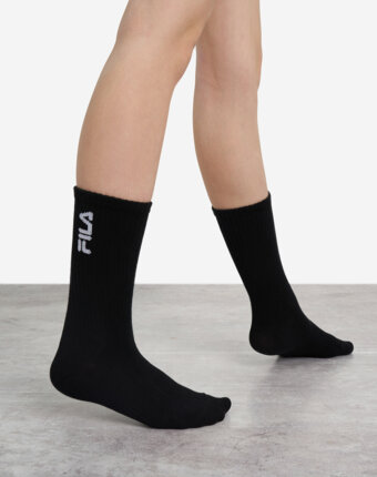 Носки для мальчиков FILA, 3 пары, Черный женщинам
