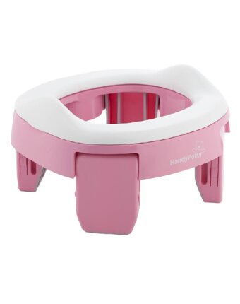 Дорожный горшок ROXY-KIDS/HandyPotty, в фирменной сумке, розовый детям