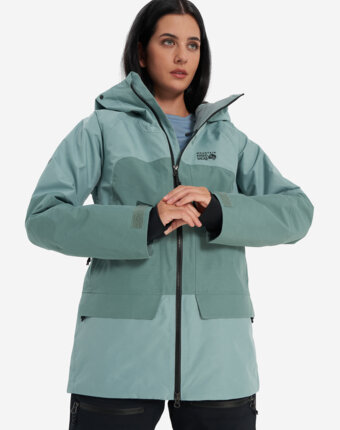 Куртка горнолыжная женская Mountain Hardwear Cloud Bank, Голубой женщинам