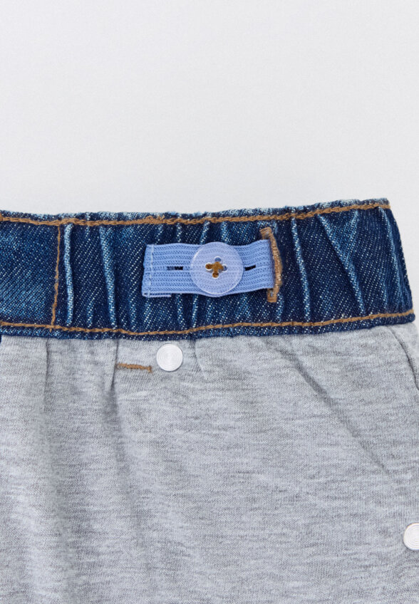 Утепленные джинсы Mom fit для девочек