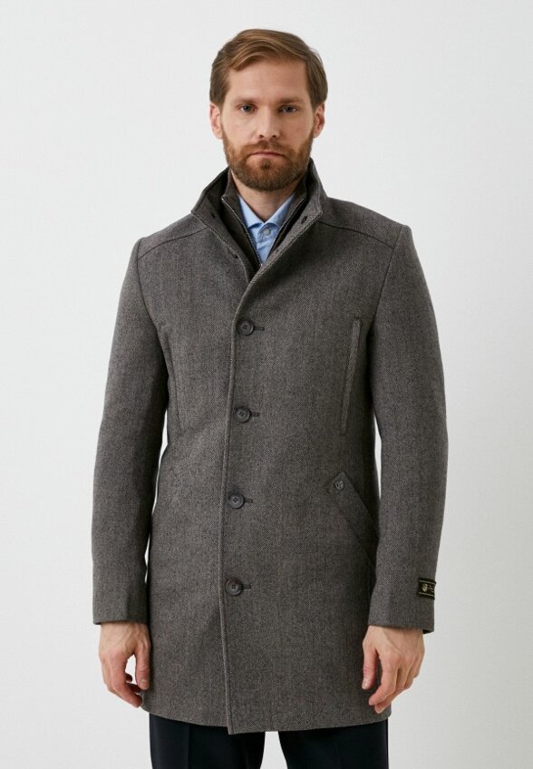 Пальто однобортное Bazioni