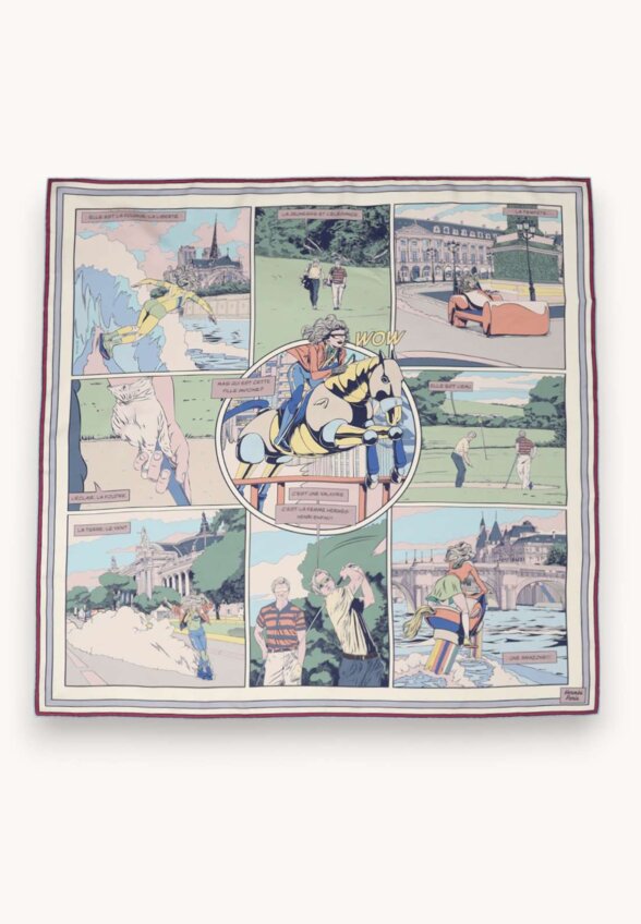 Hermes Silk Scarf