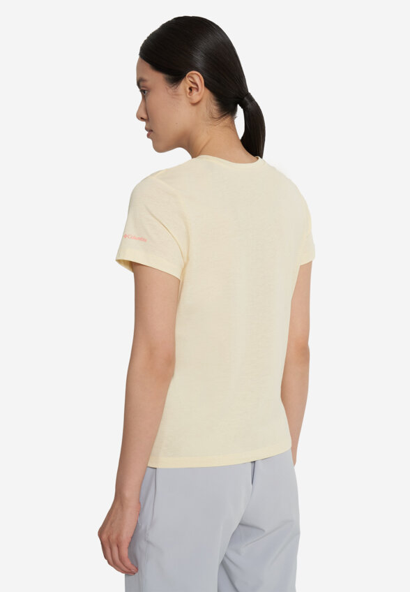 Футболка женская Columbia Ruby Springs Graphic Fitted Ss, Желтый