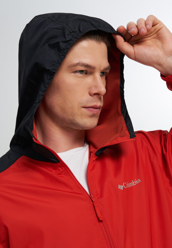 Ветровка мужская Columbia Discovery Loop Lined Windbreaker, Красный