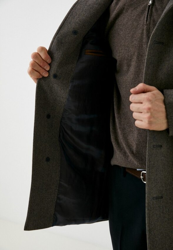 Пальто однобортное Bazioni