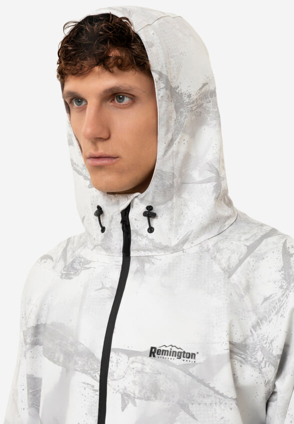 Ветровка мужская Remington Pu Fishing Rivers 2, Белый