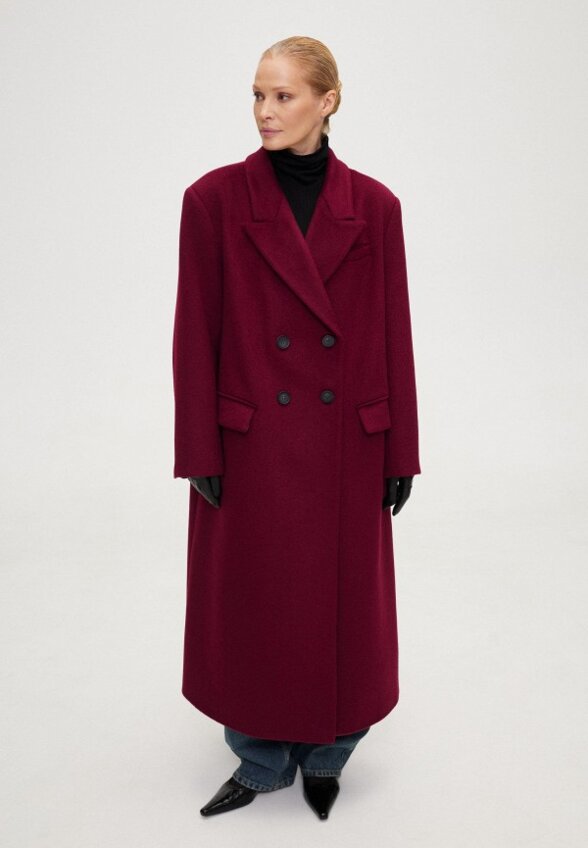 Пальто двубортное SashaOstrov