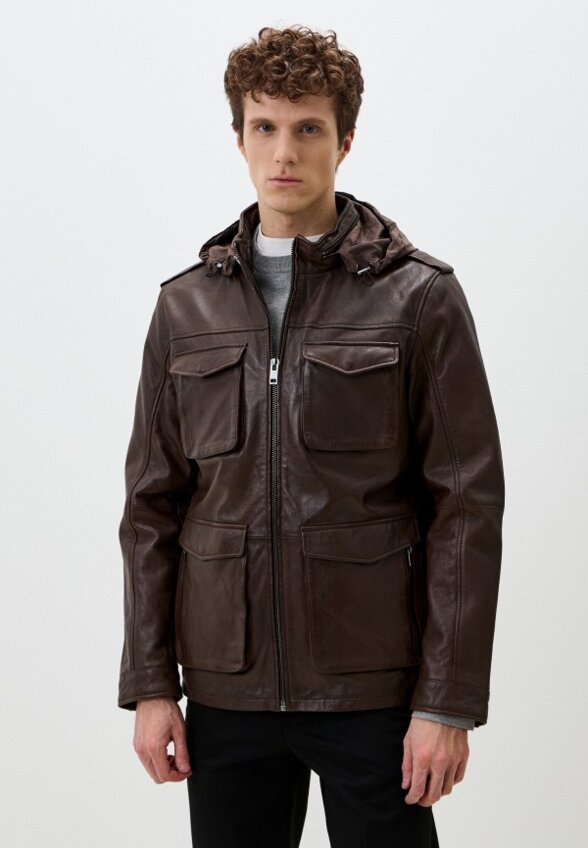 Куртка кожаная Jorg Weber