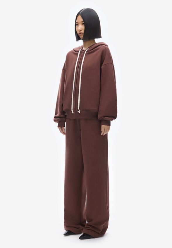 Худи zip Uniform Reddish Brown FABLE