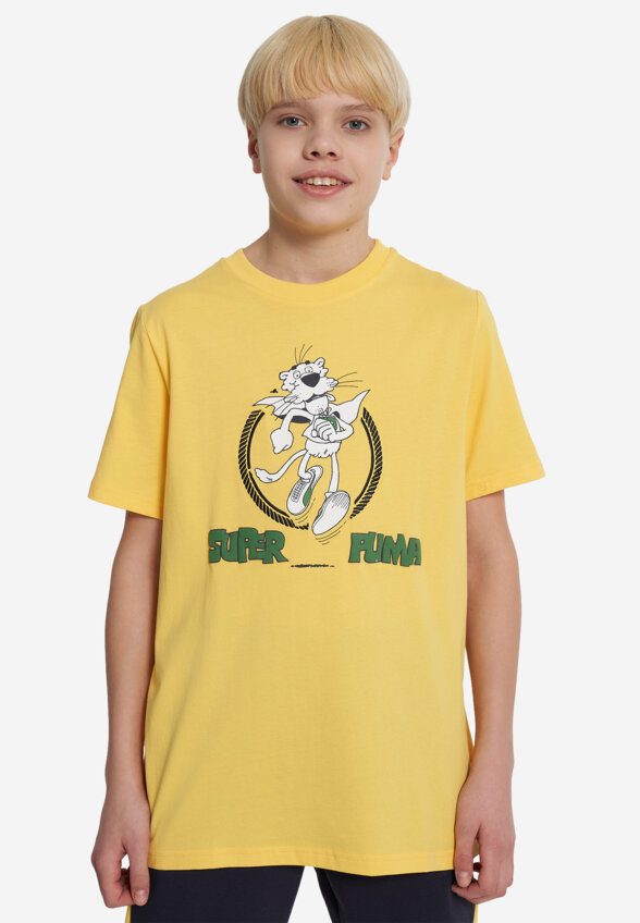 Футболка для мальчиков PUMA Super Graphic, Желтый