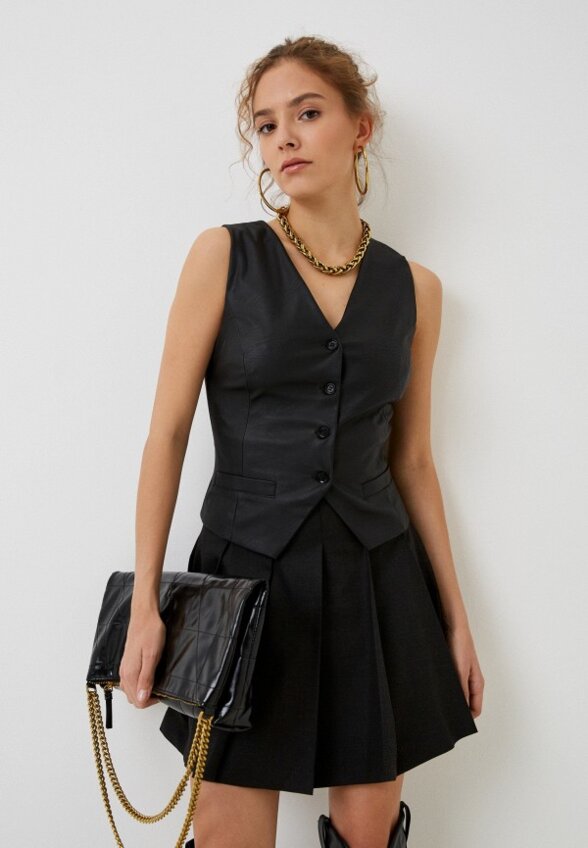 Жилет кожаный Loo Ru