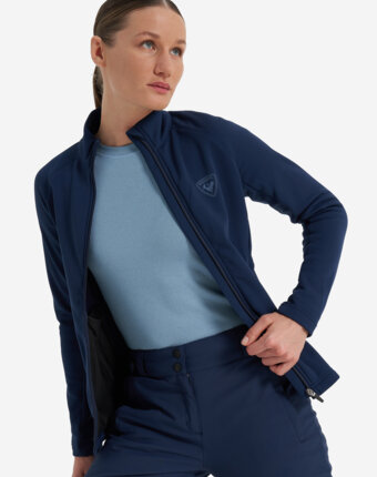 Джемпер флисовый женский Rossignol Classique Clim, Синий женщинам