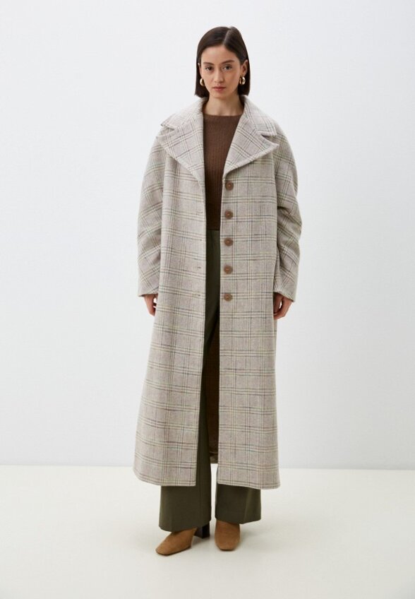 Пальто-кокон Модный дом Виктории Тишиной